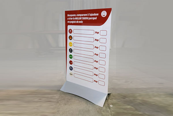 Suport de plafó “Wedge”