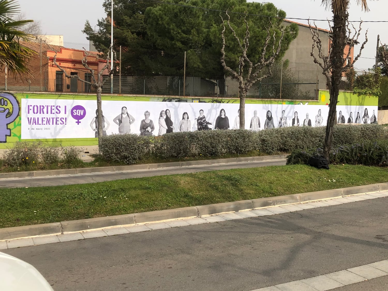 Mural para el Dia Internacional de la Mujer